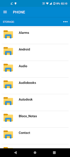 Android application File Manager screenshort