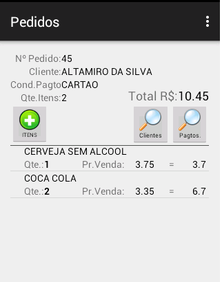 Comanda Eletrônica Screen 3