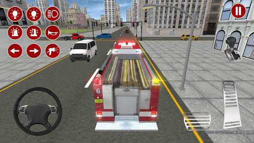 Fire Truck Driving Simulator 2.1 screenshots 1