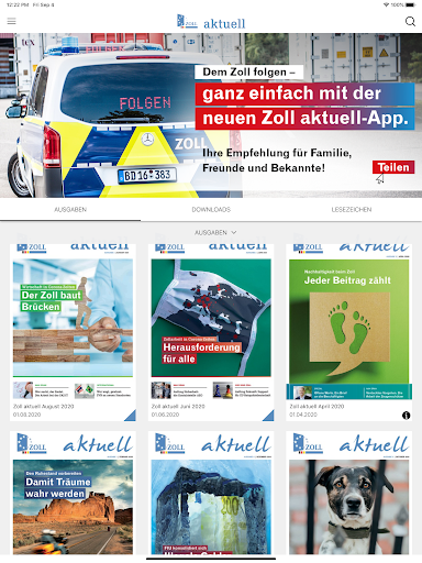 Zoll aktuell Screen 2