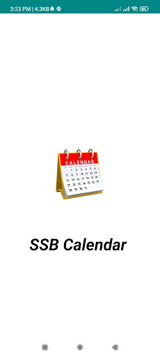 Android application Calendar for SSB screenshort