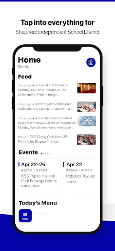 Android application Shepherd ISD screenshort
