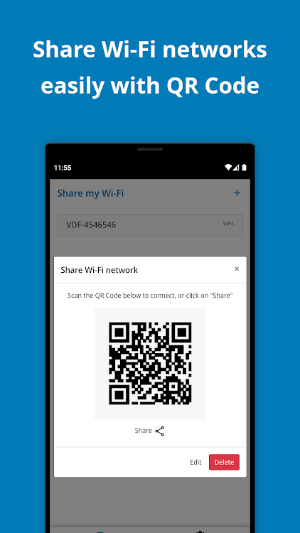 Share My Wi-Fi: QR Code Sharer - 1.2.2 - (Android)