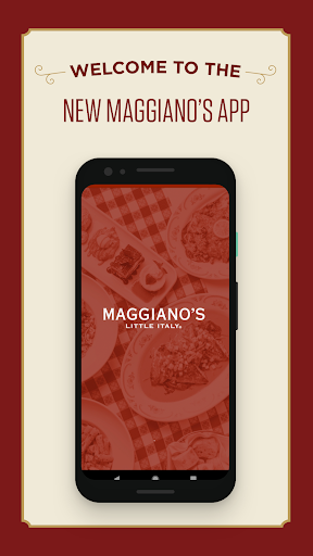 Android application Maggiano's screenshort