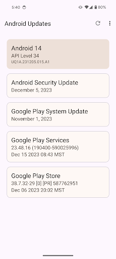 App preview