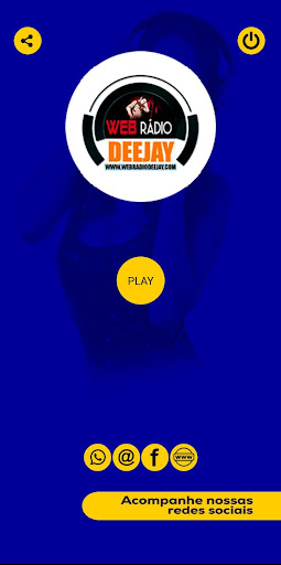 Android application Web Radio Deejay screenshort