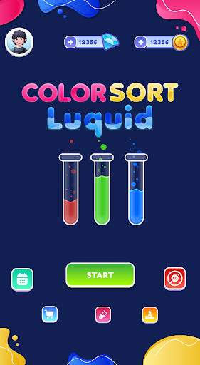 Android application SortWiz LSP : Liquide Sort screenshort