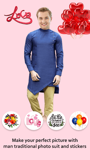 Man Traditional Photo Suit Edi