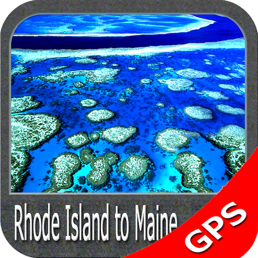 Rhode Island to Maine GPS Map logo