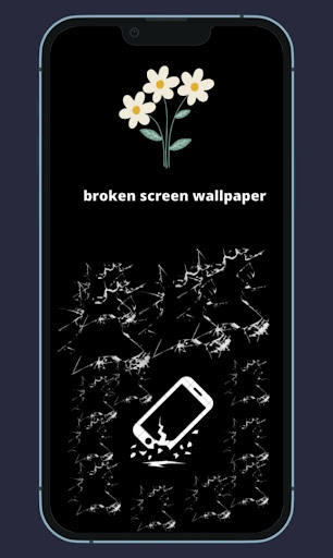 Broken screen wallpaper Screen 3