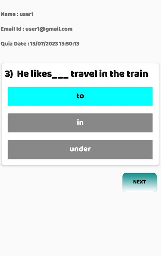 q7quiz Screen 2