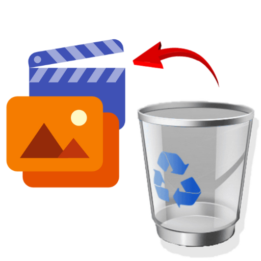 Retrieve all photos and videos logo
