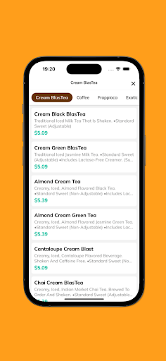 Teapioca Lounge Screen 2