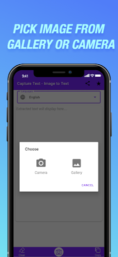 Capture Text - Image to Text Screen 2