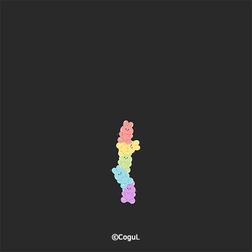 카카오톡 테마 - 토끼 젤리 다크 logo