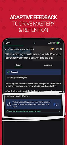 Android application OttoLearn Agile Microlearning screenshort
