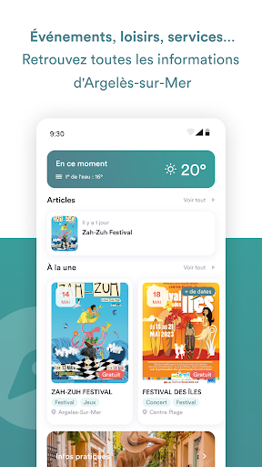 Android application Argelès-sur-Mer screenshort