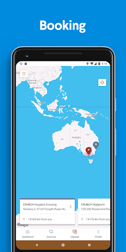 Android application Crunch Australia screenshort