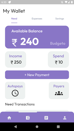 Ezi Budget Screen 3