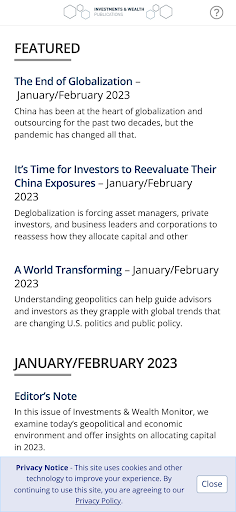 Investments & Wealth Pubs Screen 2