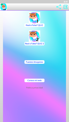 Android application QUIZ ¿Es un PERRO de VERDAD? screenshort