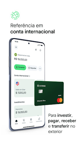 Android application Avenue: Conta e Investimentos screenshort