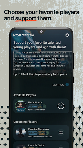 Android application Nordensa screenshort