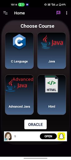 Android application Sk Programming screenshort
