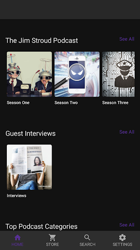 The Jim Stroud App Screen 2