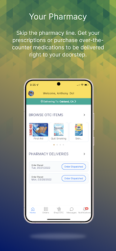 Android application RxDeliveredNow screenshort