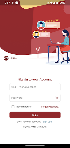 Android application HR (Lite) screenshort