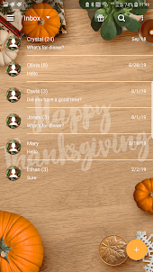 Next SMS Skin for ThanksGiving