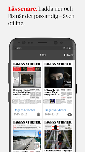 e-DN - den digitala tidningen Screen 2