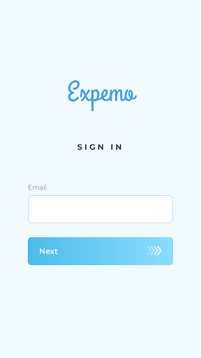 Android application Expemo screenshort