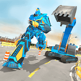 Excavator Robot Game -Transforming Robot Simulator icon