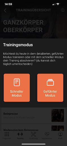 My BODY IP "Get muscular" Screen 2