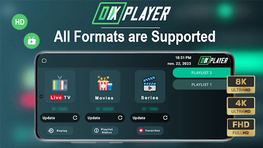 Android application DIXPALYER - PRO screenshort