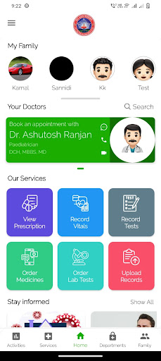 Android application S K M CHILDREN HOSPITAL screenshort