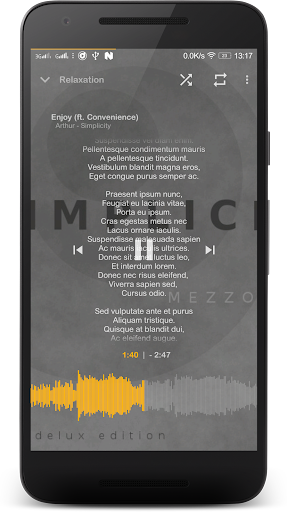 Music Player Mezzo - Music & Audio - apps