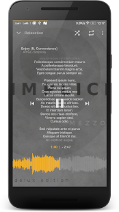 Music Player Mezzo Screenshot