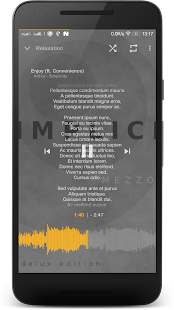 Music Player Mezzo Capture d'écran