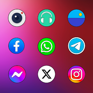 Oxigen Circle - Icon Pack Screenshot
