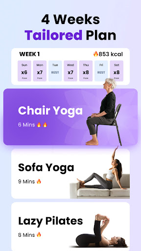 Yoga for Beginners | Pilates Screen 3