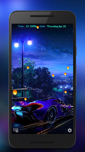 Car Live Lock Screen Screen 2