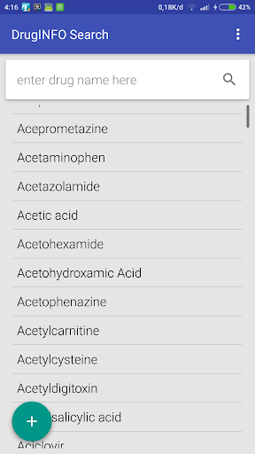 Drug INFO Screen 2