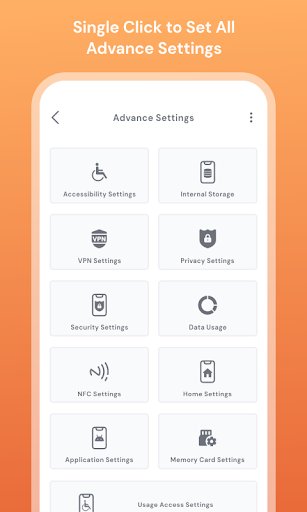 Fast Phone Settings Screen 3