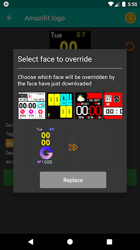 Amazfit Cor - Watch Face Screen 3