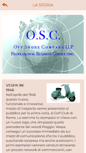 Vespa Club Medolla Screen 3