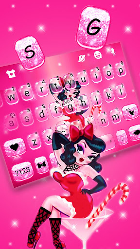 Candy Booty Sexy Girl Keyboard Screen 2