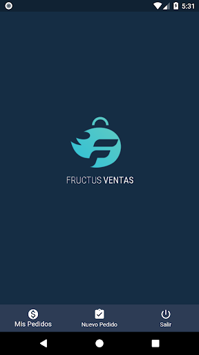 Android application Fructus Ventas screenshort